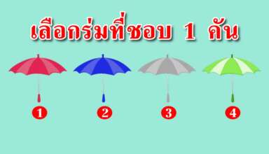 ร่มที่คุณเลือก สามารถบ่งบอกตัวตนคุณได้แม่นมากๆ